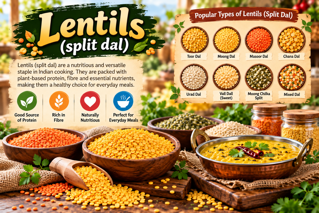 Lentils (Split Dal): A Versatile Staple for Indian Cooking