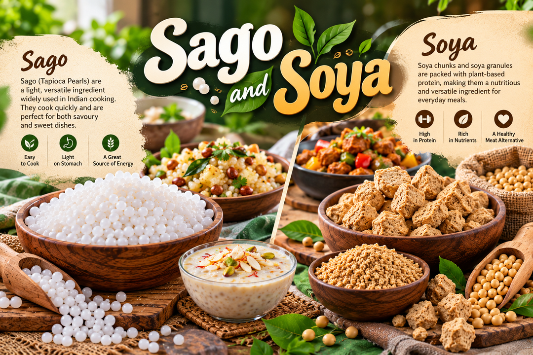 Sago and Soya: Versatile Ingredients for Everyday Indian Cooking