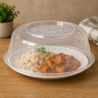 10’’ Clear Microwave Plate Cover - Kitchen Utensils