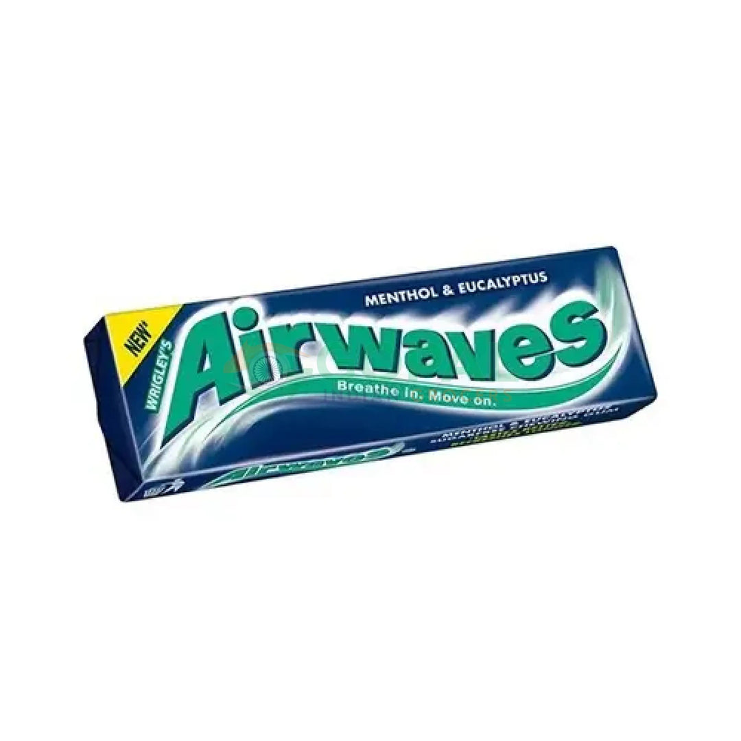 Airwaves Menthol & Eucalyptus Chewing Gum 14g - Miscellaneous