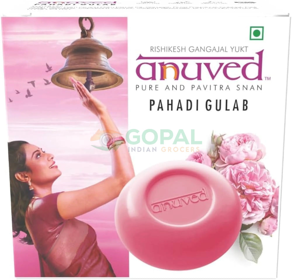 Anuved Pahadi Gulab Soap 125g - Body Care