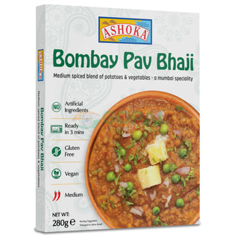 Ashoka Heat & Eat Bombay Pav Bhaji 280g - Ready Meals