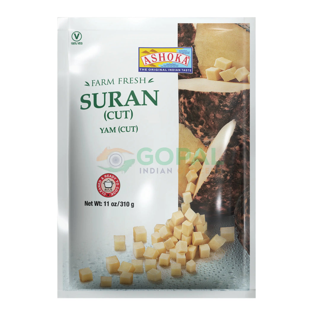 Ashoka Suran Cut (Elephant Foot Yam) 310g - Frozen Fruits & Vegetables