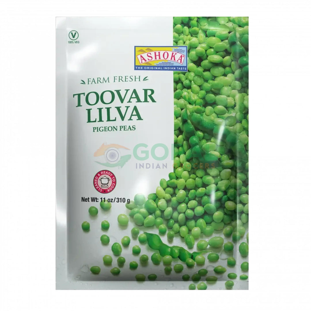 Ashoka Toovar Lilva (Green Pigeon Peas) 310g - Frozen Fruits & Vegetables