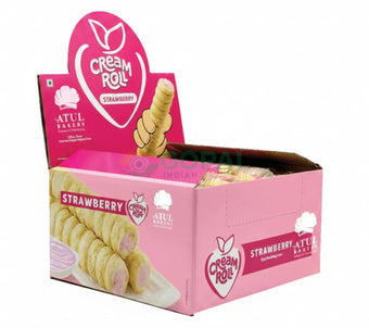 ATUL Cream Roll Strawberry - Biscuits & Cookies
