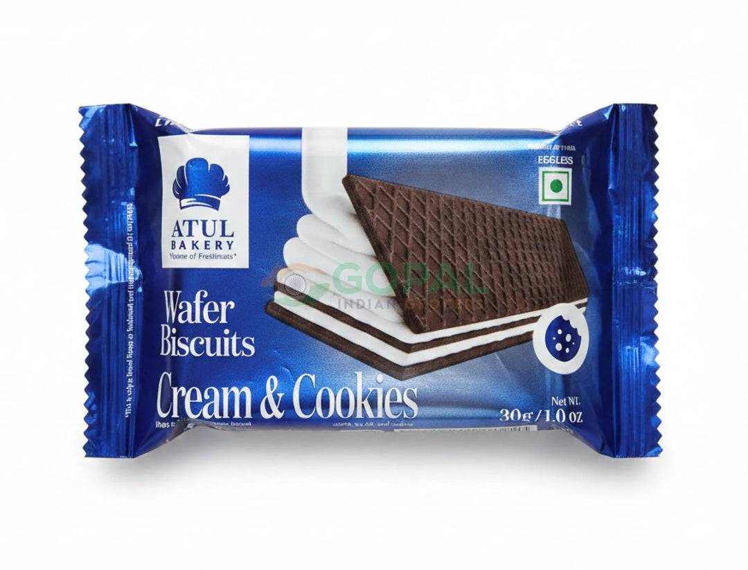 ATUL Wafer Biscuit Cream & Cookies 30g - Biscuits & Cookies