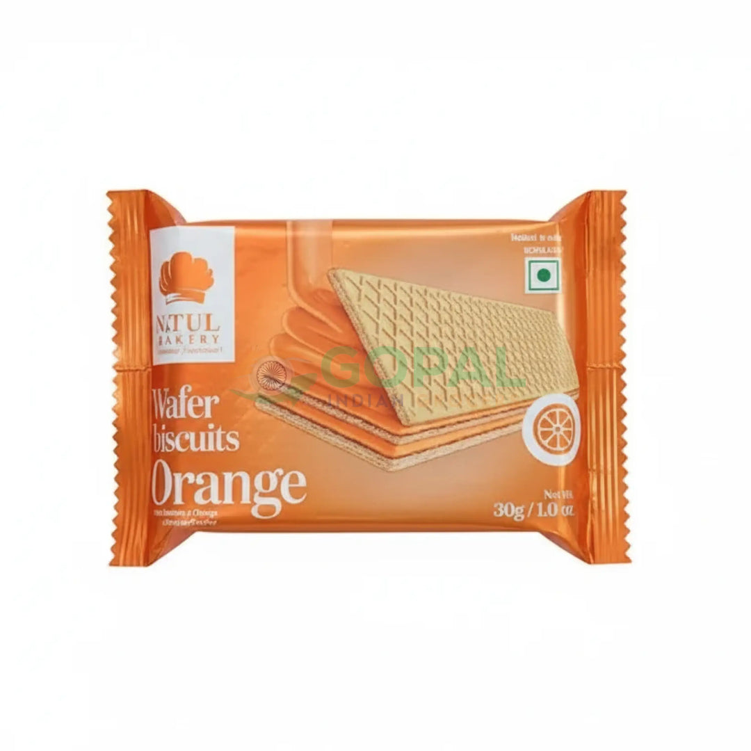 ATUL Wafer Biscuit Orange 30g - Biscuits & Cookies