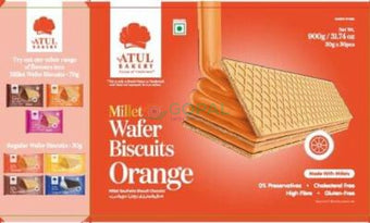 ATUL Wafer Biscuit Orange 30g - Biscuits & Cookies