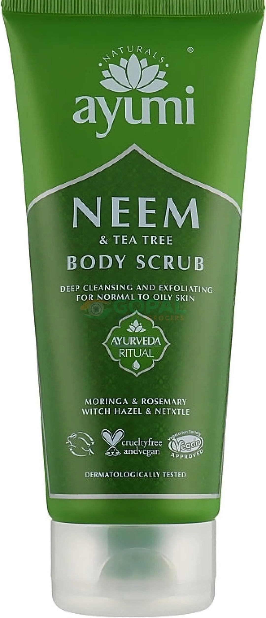 Ayumi Neem & Tea Tree Body Scrub 200ml - Body Care