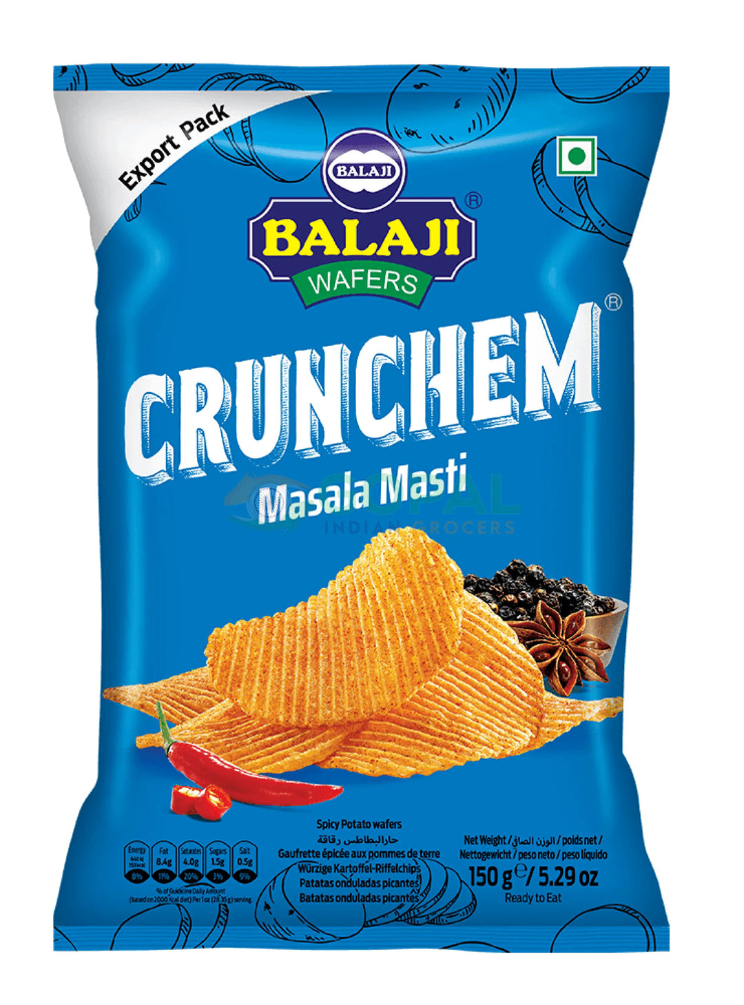 Balaji Masala Masti 150g - Crisps & Kurkure