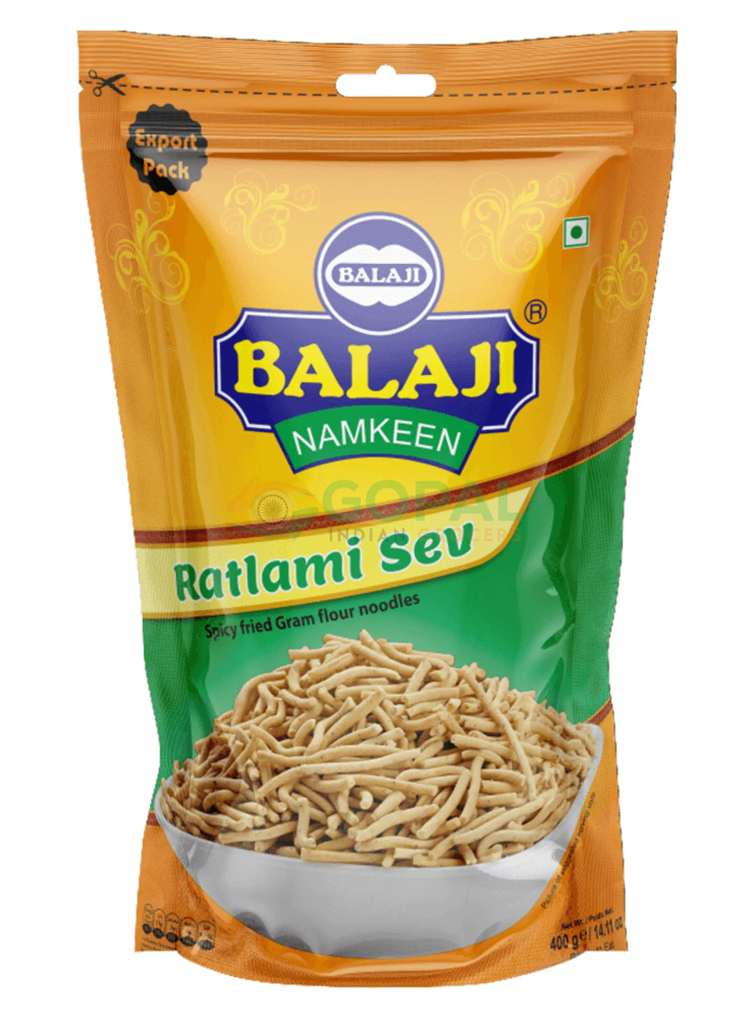 Balaji Ratlami Sev 400g - Gathiya & Sev