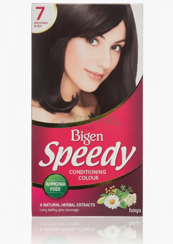 Bigen Women’s Speedy Colour (7) Brown Black 80g - Hair Color