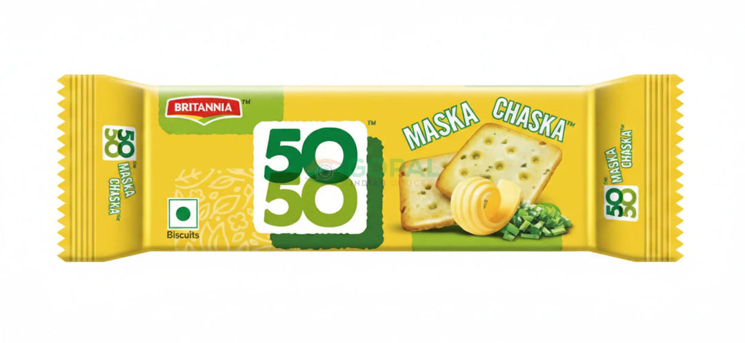 Britannia 50/50 Maska Chaska Biscuits 62g - Biscuits & Cookies