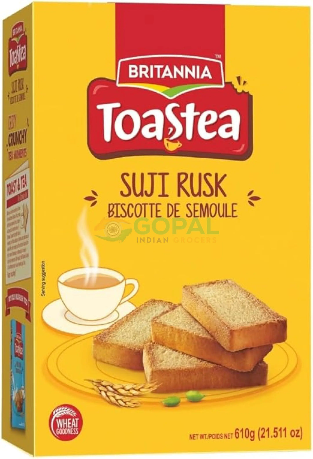 Britannia Toastea Suji Wheat Rusks 610g - Khari & Rusk