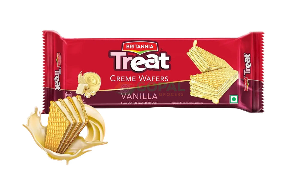 Britannia Treat Wafer Biscuits Vanilla 150g - Biscuits & Cookies