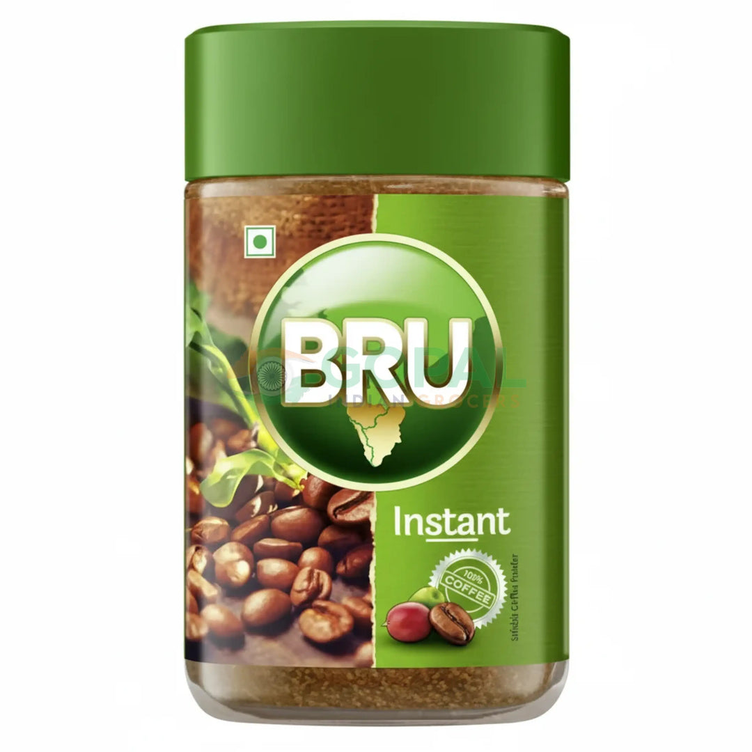 BRU INSTANT COFFEE (GLASS BOTTLE) 100GM