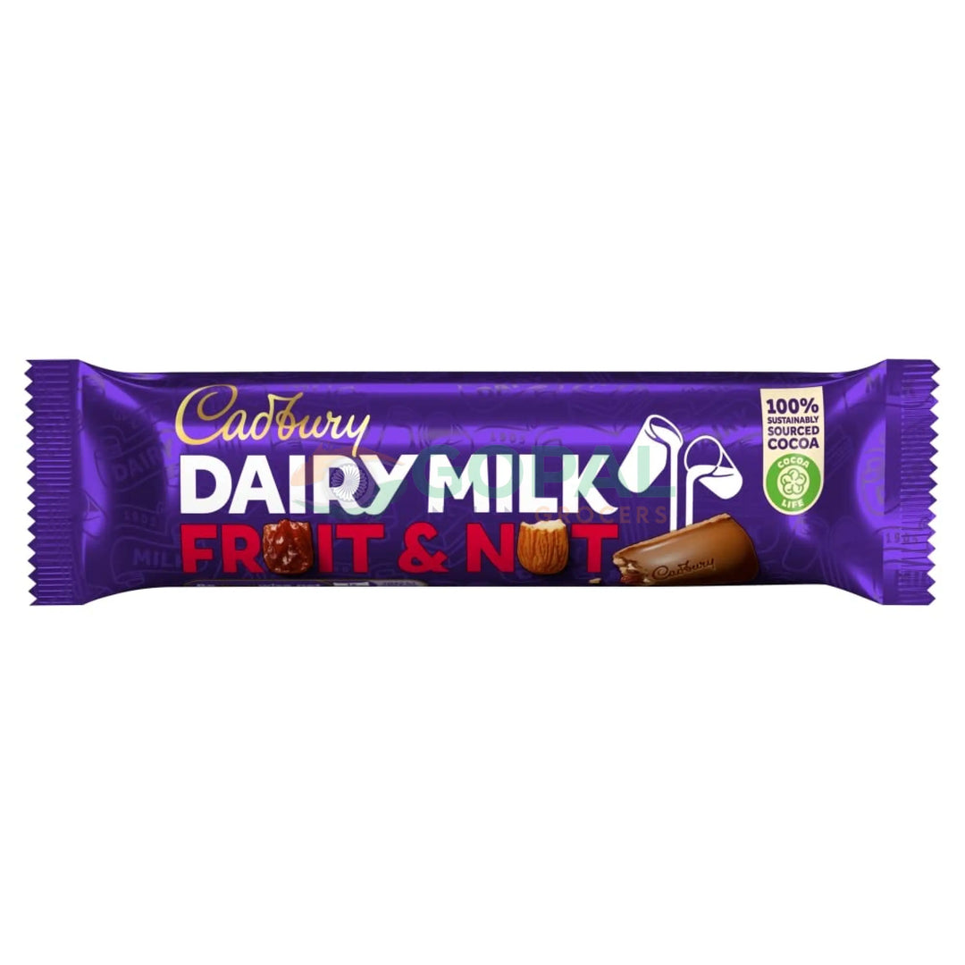 Cadbury Dairy Milk Fruit & Nut Chocolate Bar 49g - Chocolates