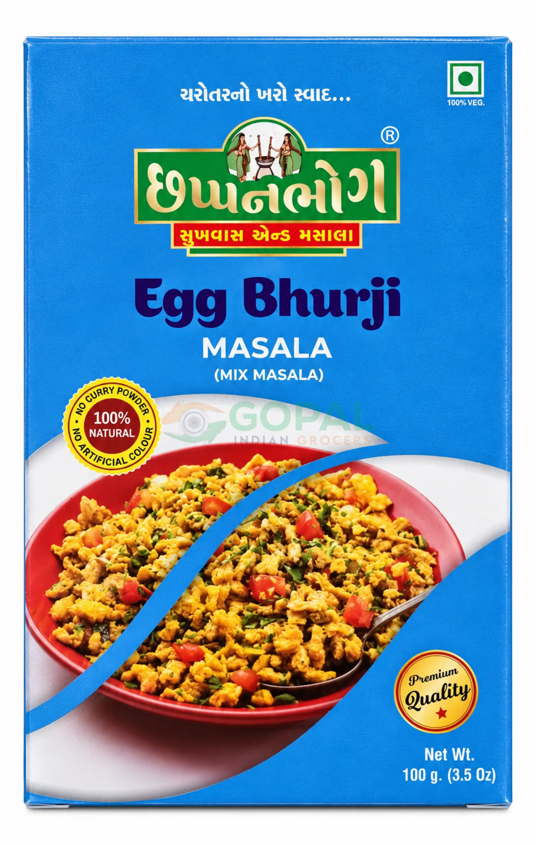 Chhappanbhog Egg Bhurji Masala 100g - Blended Spices