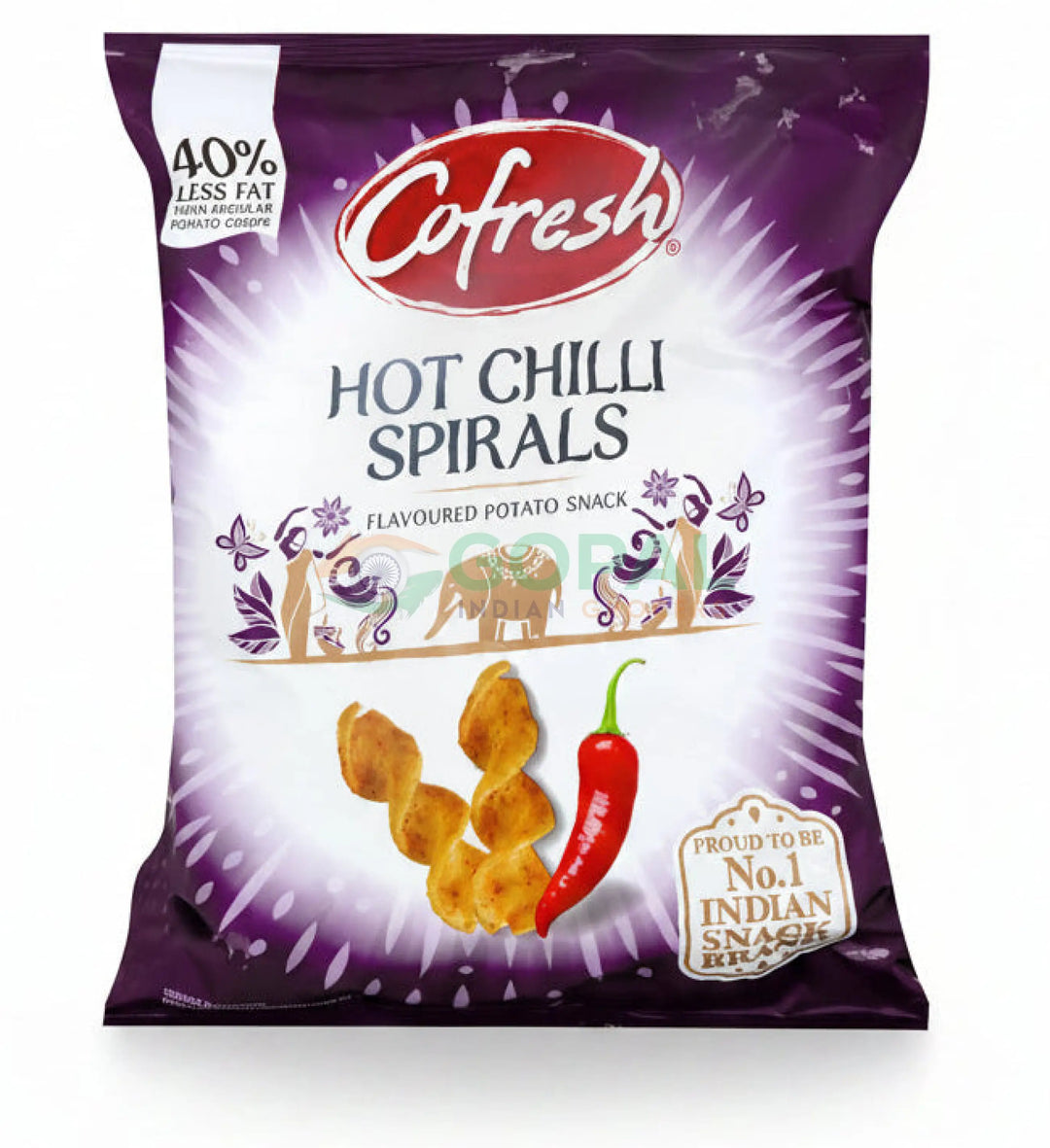 Cofresh Hot Chilli Spirals 80g - Numkeen Mix