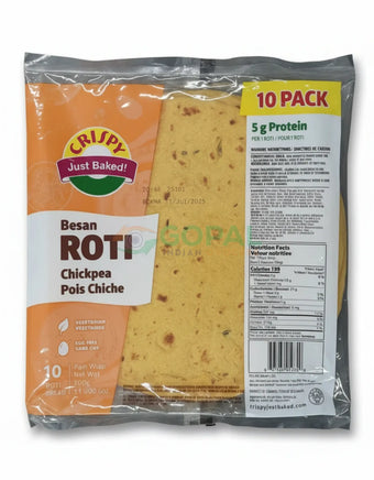 Crispy Besan Roti 500g (10Pcs) - Chapatties