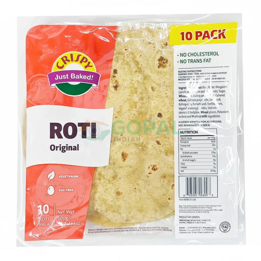 Crispy Roti Original 500g (10Pcs) - Chapatties