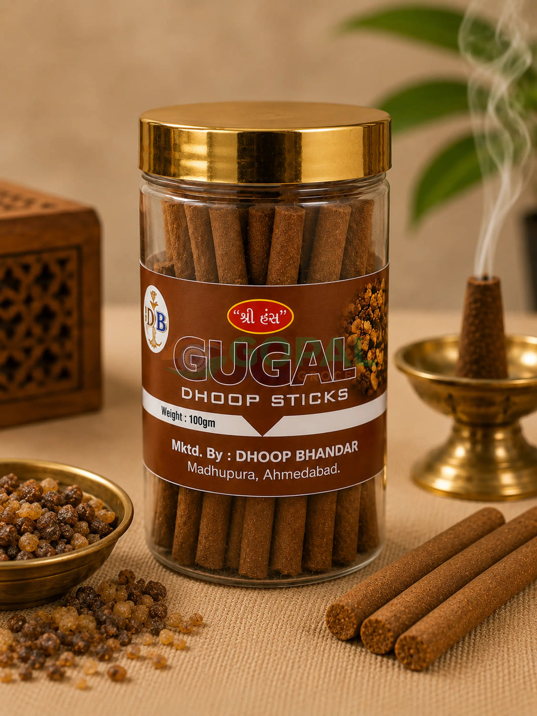 Darshan Gugal Dhoop Sticks 100g - Incense / Dhoop