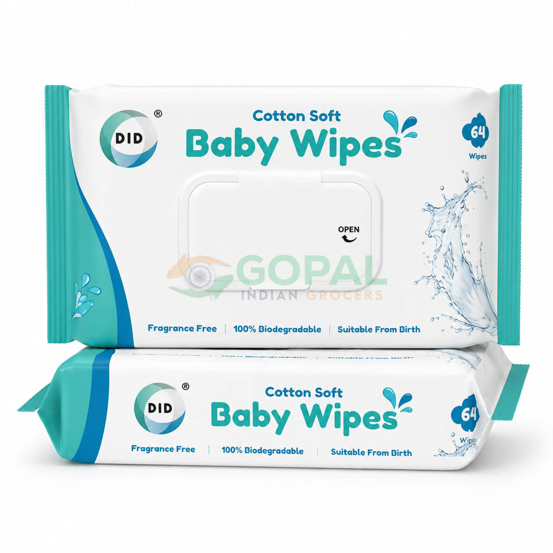 DID Cotton Soft Baby Wipes 64Pcs - Tissues & Napkins