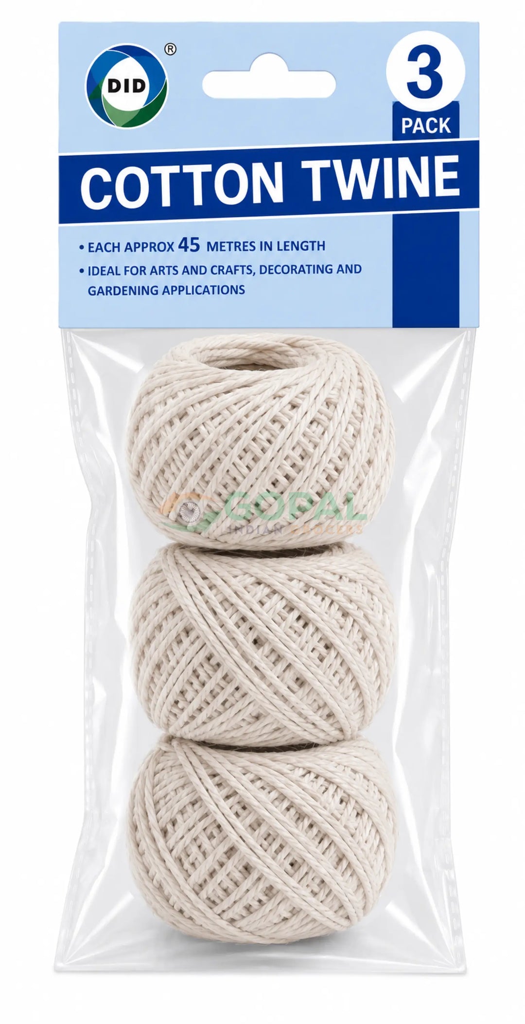 DID Cotton Twine 3Pcs - Pooja Essentials