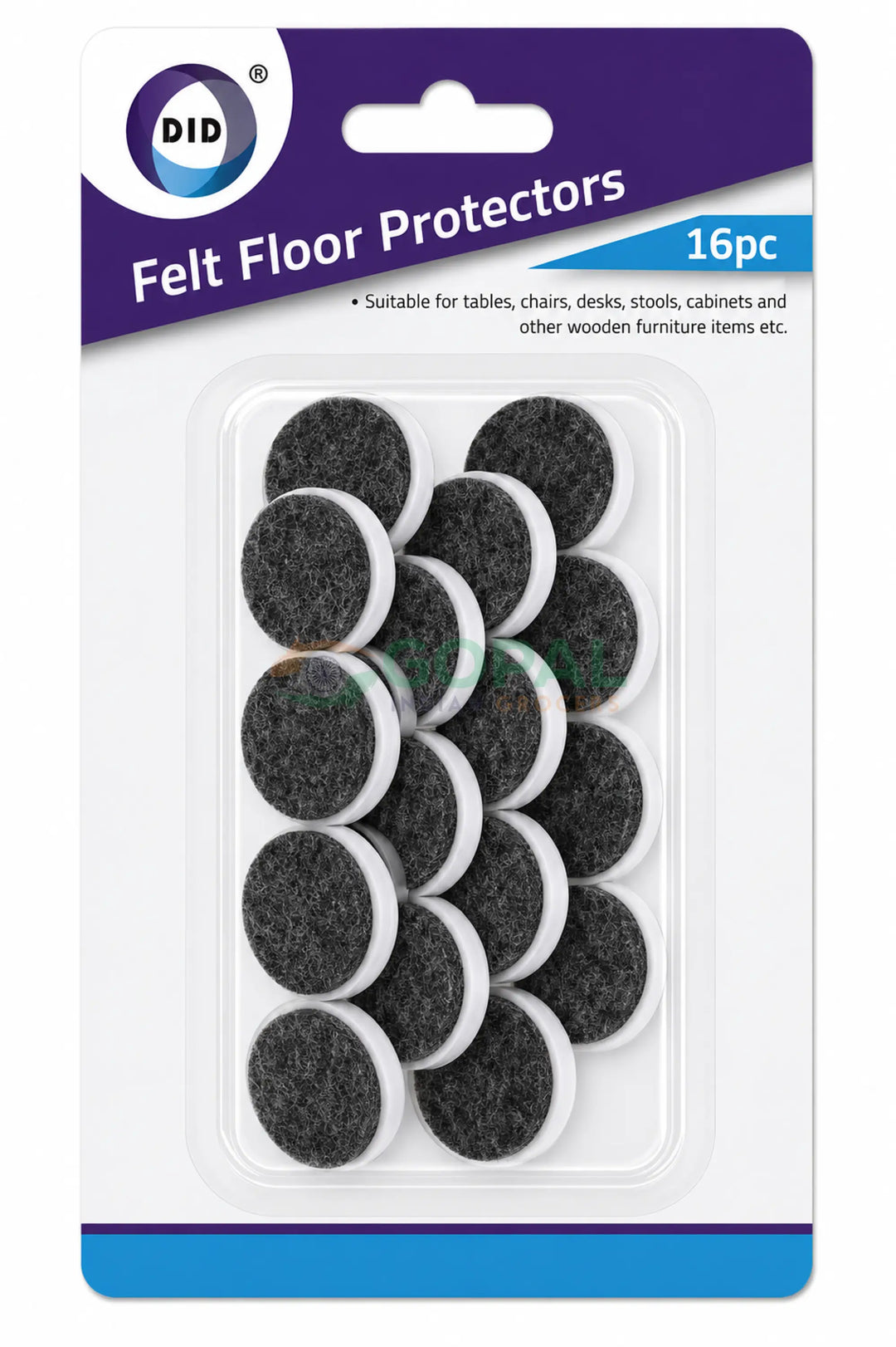 DID Felt Floor Protectors (16Pcs) - Other Essentials