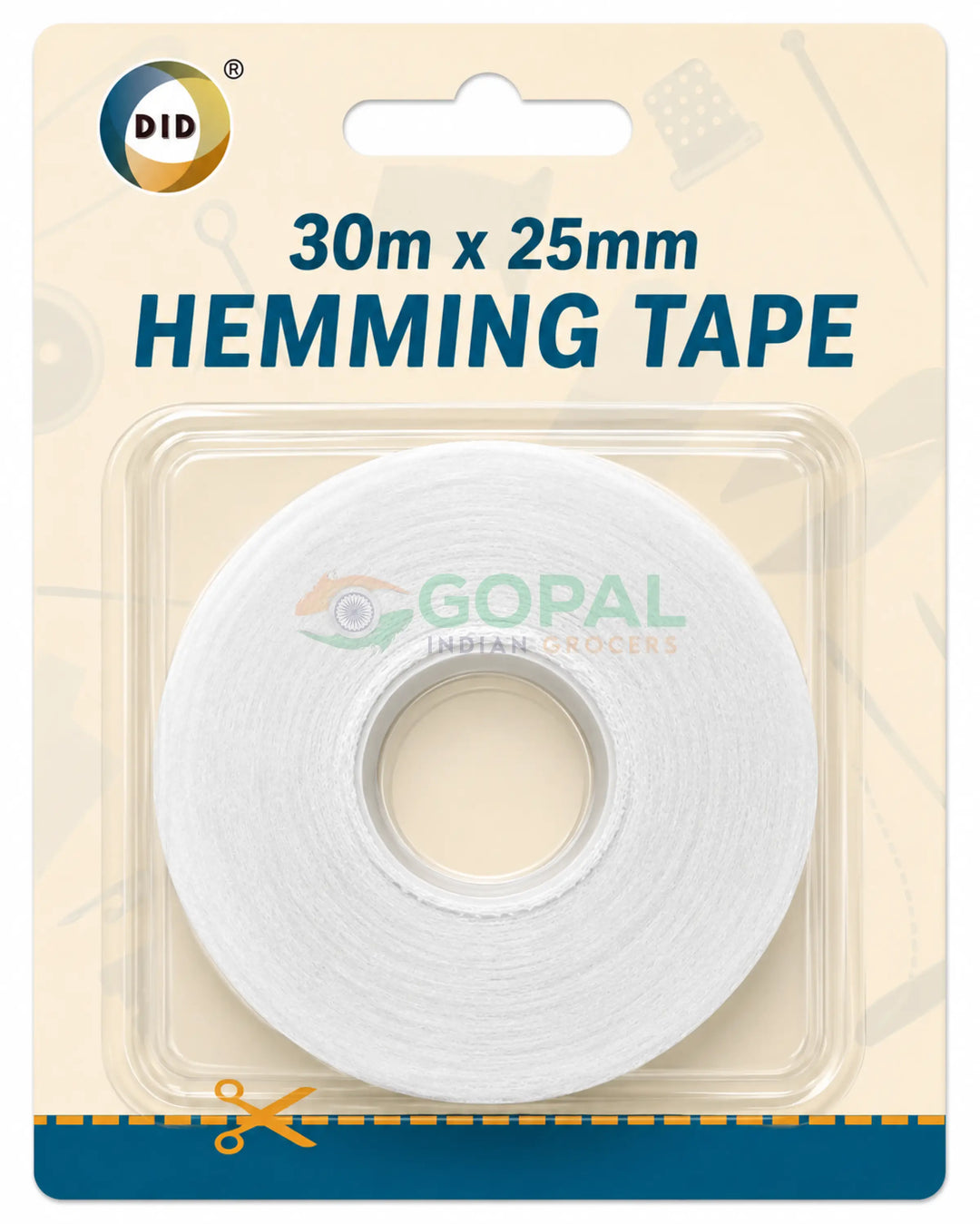 DID Hemming Tape (30m x 25mm) - Other Essentials