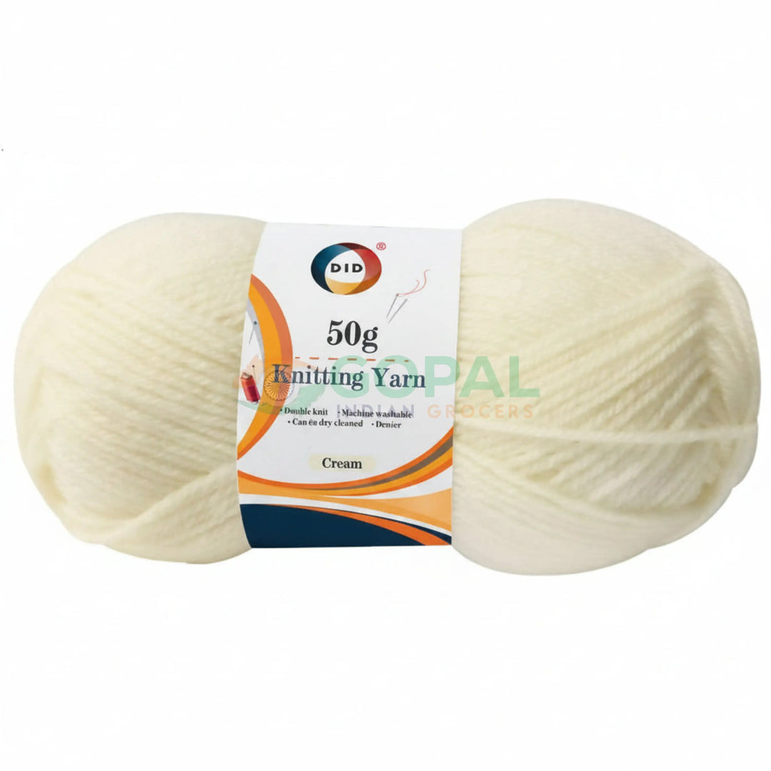 DID Knitting Yarn 50g - Cream - Other Essentials