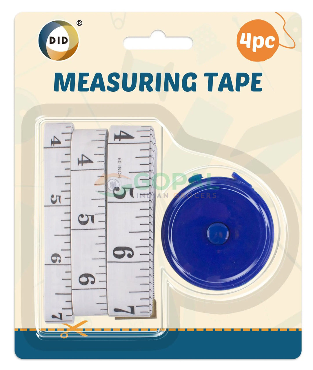 DID Measuring Tape 4 Pcs - Other Essentials