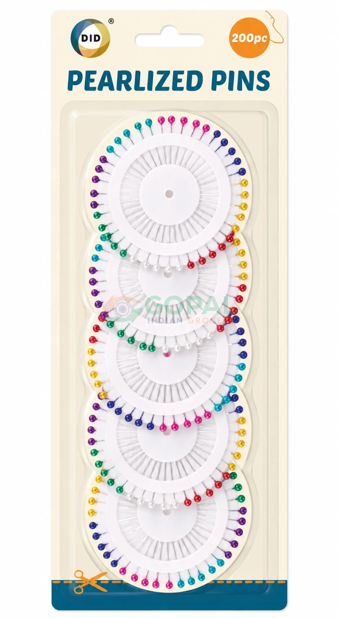 DID Pearlized Pins 200Pcs - Other Essentials