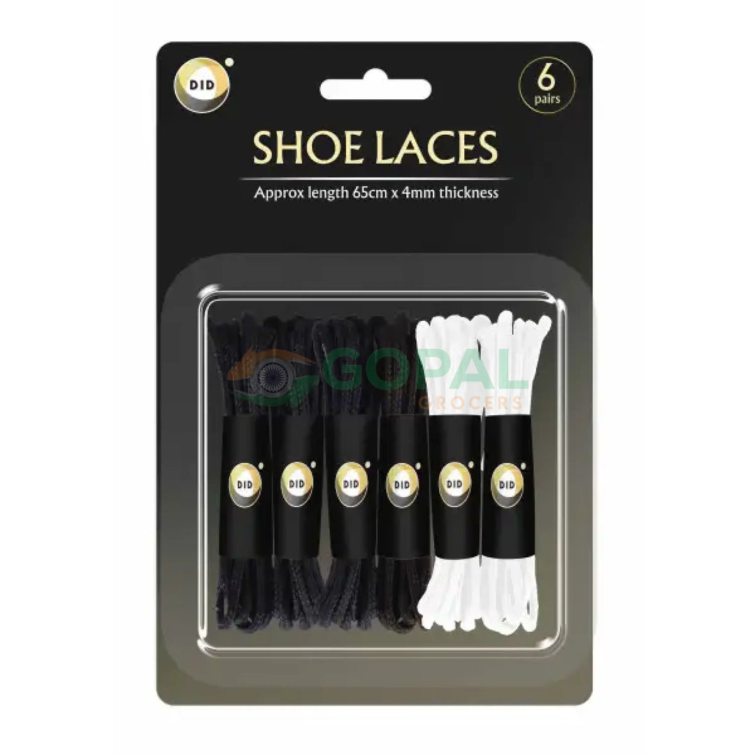 DID Shoe Laces (6 Pairs) - Other Essentials