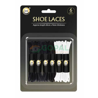 DID Shoe Laces (6 Pairs) - Other Essentials