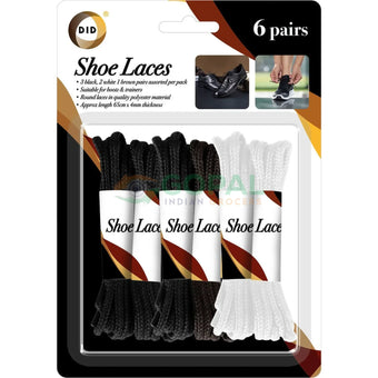 DID Shoe Laces (6 Pairs) - Other Essentials