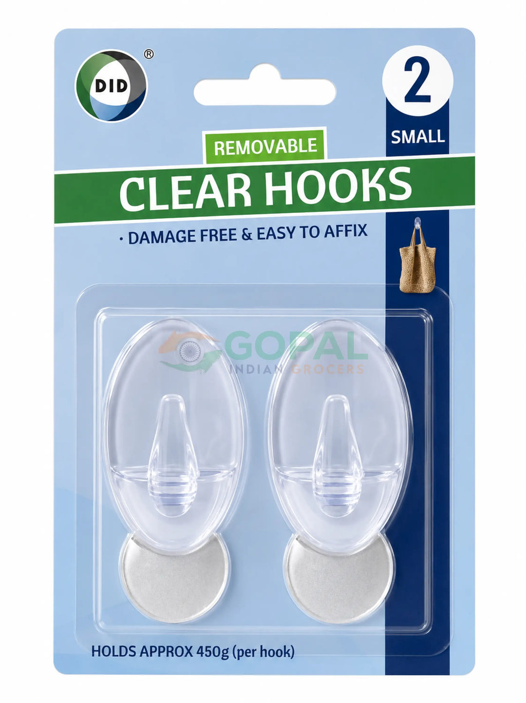DID Small Clear Hooks (2Pcs) - Other Essentials