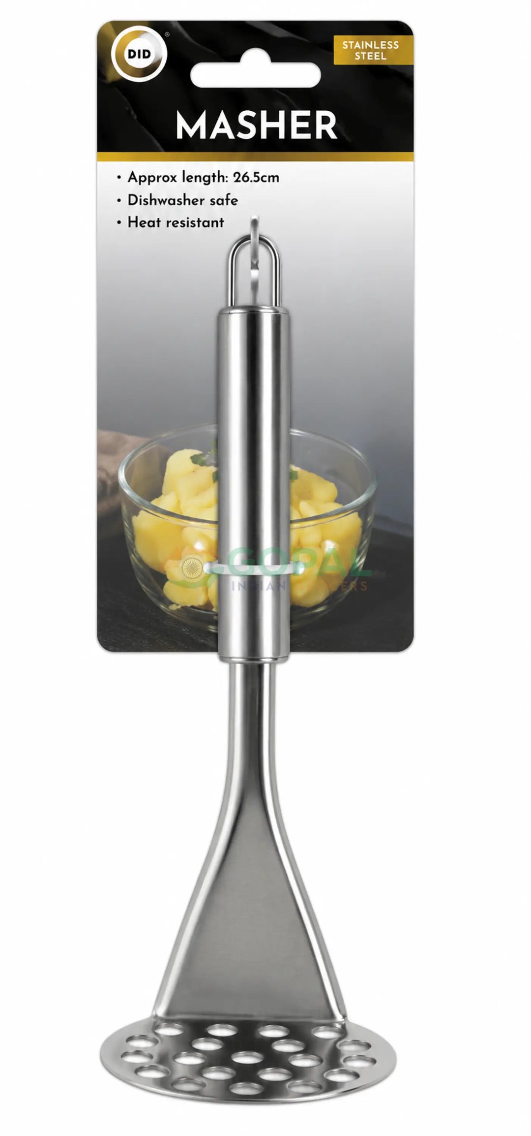 DID Stainless Steel Potato Masher - Kitchen Utensils