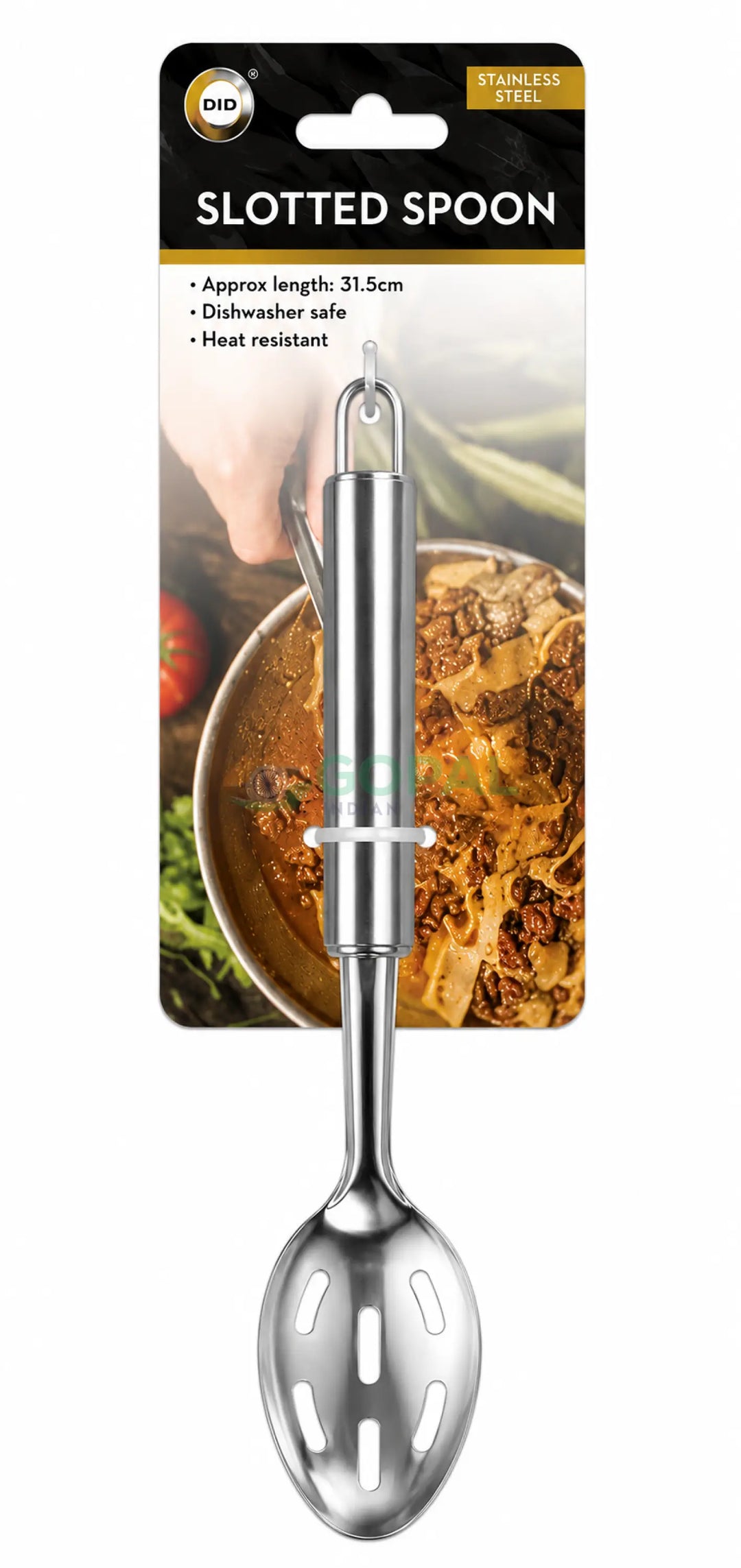 DID Stainless Steel Slotted Spoon - Kitchen Utensils