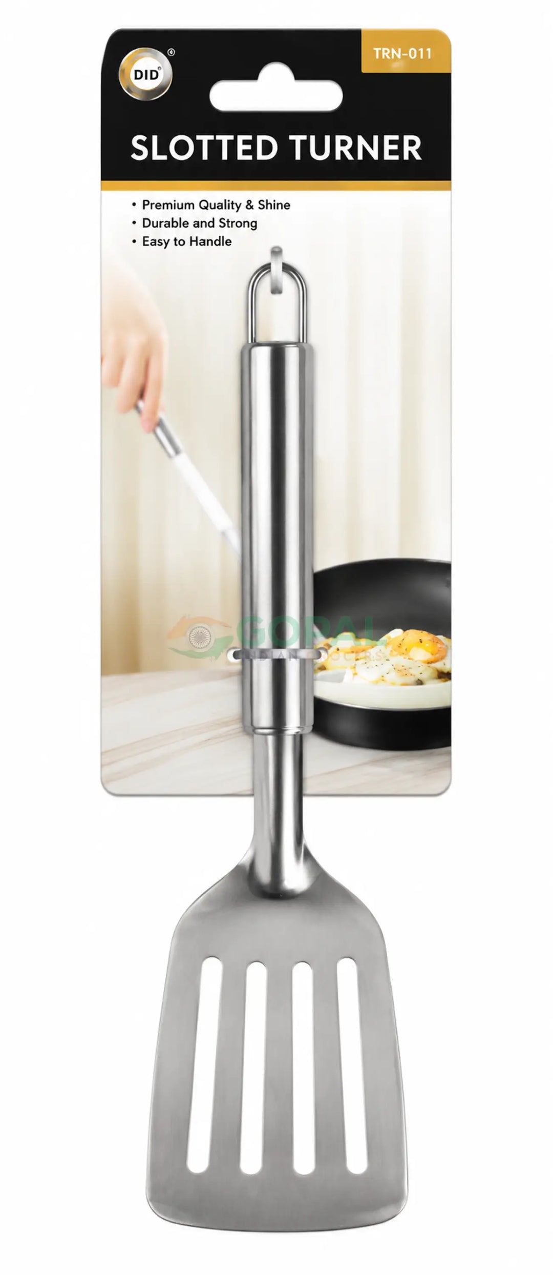 DID Stainless Steel Slotted Turner - Kitchen Utensils