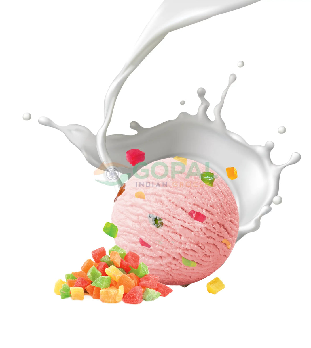 Divine Tuti Fruti Ice Cream 1L - Ice Cream & Kulfi