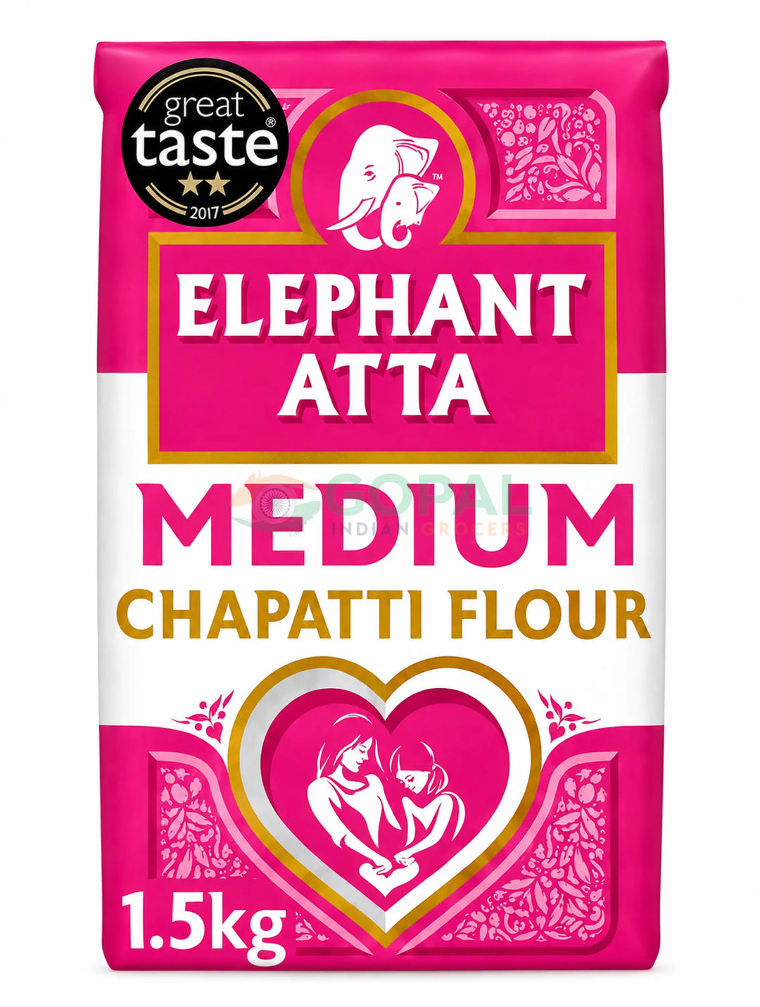 Elephant Atta Medium 1.5Kg - Chappati Flour