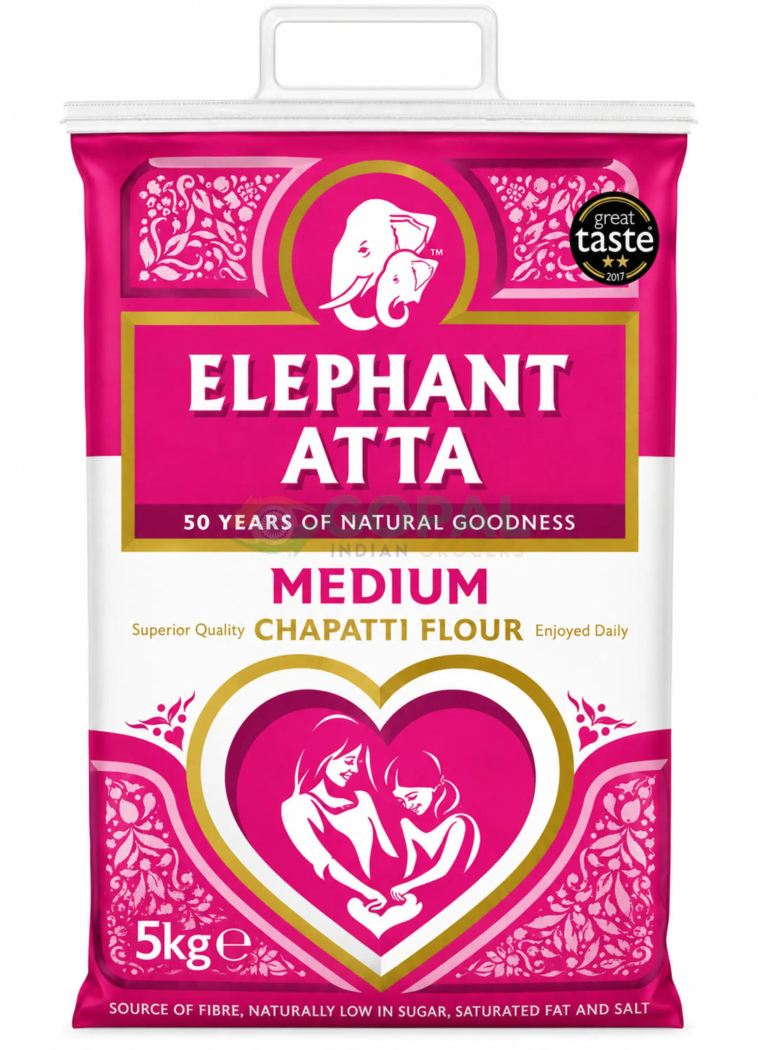 Elephant Atta Medium Chapatti Flour 5Kg - Chappati Flour