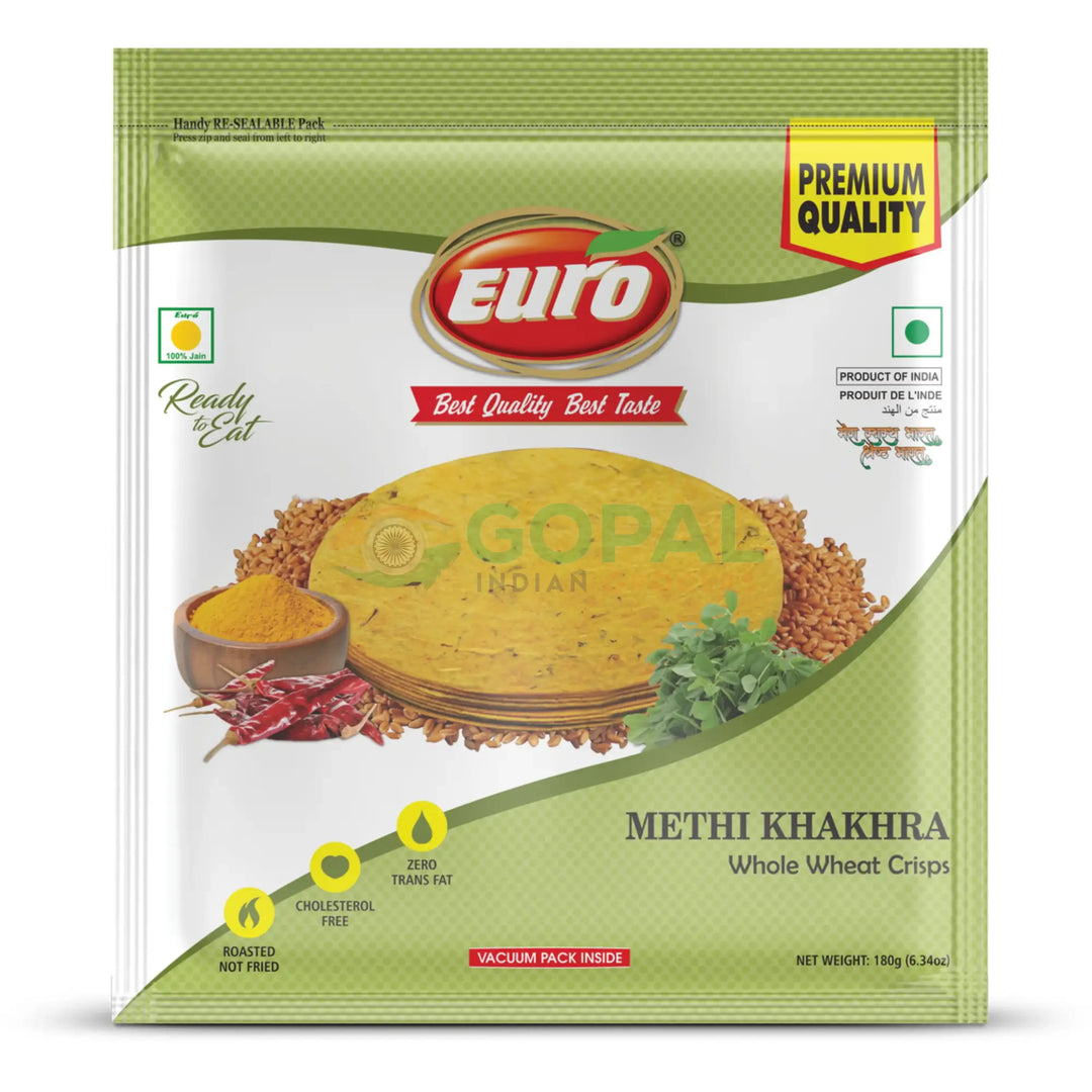 Euro Methi Khakhra 180g - Khakhra