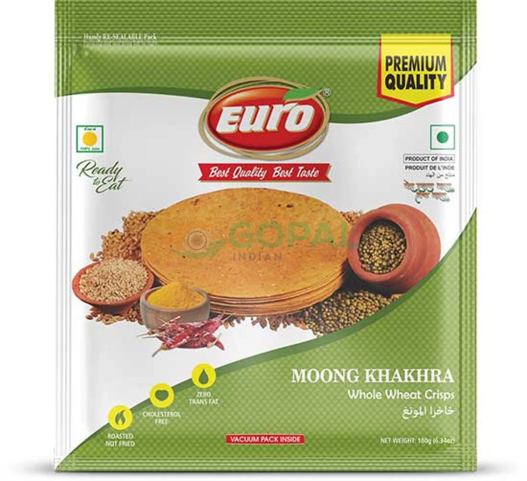 Euro Moong Khakhra 180g - Khakhra