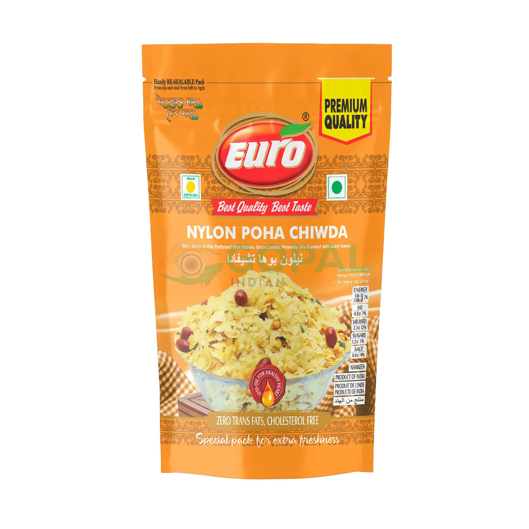 Euro Nylon Poha Chiwda 300g - Numkeen Mix