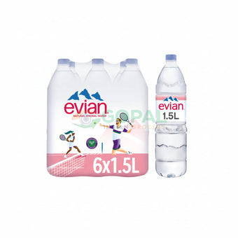 EVIAN WATER 1.5L PACK 6 - Water