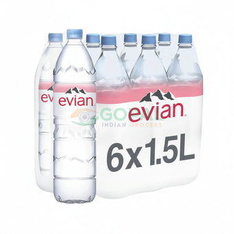 EVIAN WATER 1.5L PACK 6 - Water