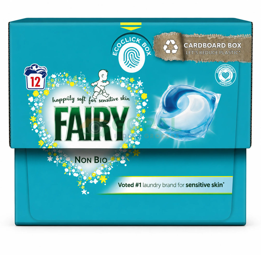Fairy Non Bio Platinum Laundry Pods 12 Washes - Cleaning Products