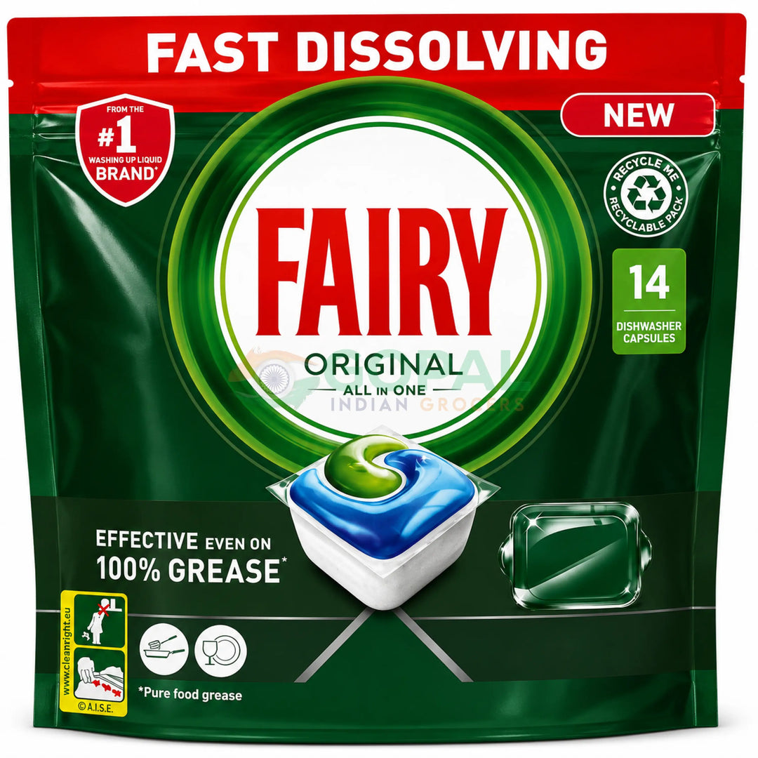 Fairy Original All In One Dishwasher Capsules 14 Packs - Cleaning Products
